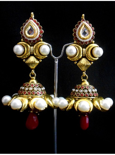 Polki Earrings